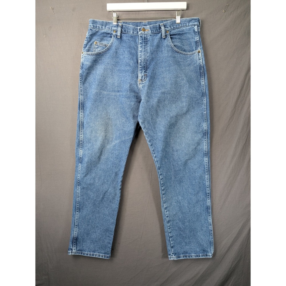 Wrangler Rugged Wear Relaxed Fit Jeans Mens 40x32 Blue Denim